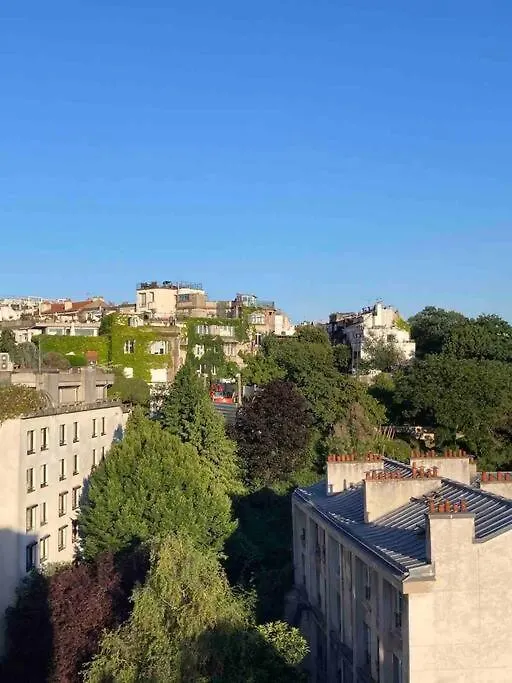 شقة Loft En Dernier Etage Proche Des Buttes Chaumont باريس